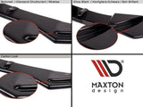 CENTRAL REAR SPLITTER MAZDA 3 MK2 MPS (without vertical bars) Maxton Design