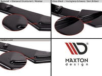 CENTRAL REAR SPLITTER MAZDA 3 MK2 MPS (with vertical bars) Maxton Design
