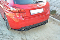 CENTRAL REAR SPLITTER PEUGEOT 308 II GTI (with vertical bars) Maxton Design