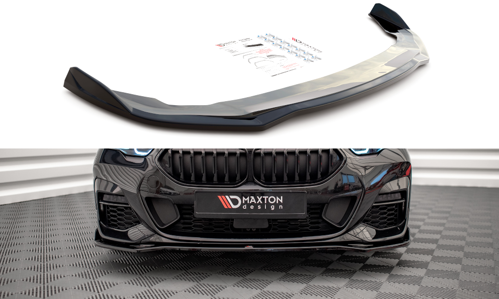 Performance SET Spoiler Splitter Diffusor Foil Black fits on BMW F10 F11  M-SPORT