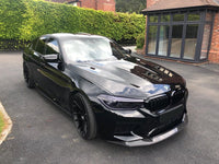 BMW M5 F90 M-Style Carbon Fiber Front Bumper Lip Spoiler
