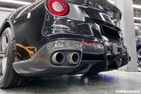 Carbonado 2012-2017 Ferrari F12 Berlinetta RS Style Carbon Fiber Rear Diffuser DARWINPRO
