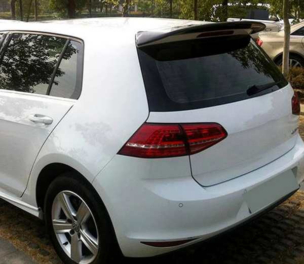 VW Golf 7 GTI / R Carbon Fiber Rear Roof Spoiler Window Wing Lip