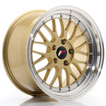 JR Wheels JR23 18x9.5 ET35 5x120 Gold w/Machined Lip