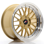 JR Wheels JR23 18x9.5 ET25-48 5H BLANK Gold w/Machined Lip