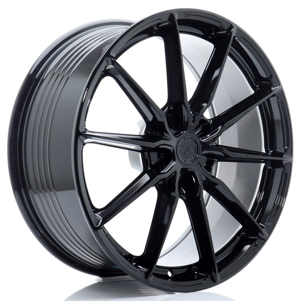 JR Wheels JR37 21x9.5 ET10-58 5H BLANK Glossy Black