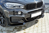 FRONT SPLITTER v.1 for BMW X6 F16 MPACK Maxton Design