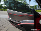 Darwinpro  2010-2015 Ferrari 458 Coupe/Spyder Carbon Fiber Door Panel Interior