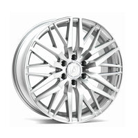AXE EX30T 8.5x20ET45 6x130 GLOSS SILVER & POLISHED