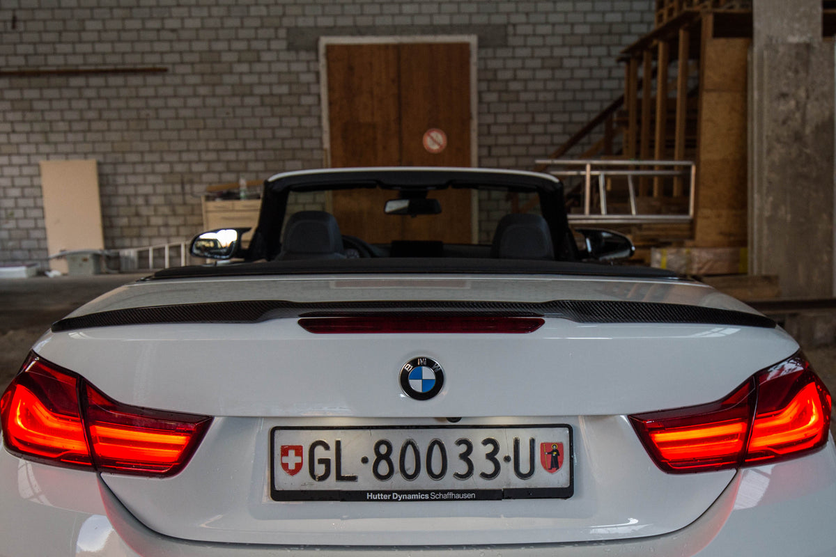 Auto Heckspoiler Flügel lippe Kohle faser für BMW 4er F33 F83 M4