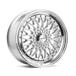 LENSO BSX 8.5x19ET40 4x100 GLOSS SILVER & POLISHED