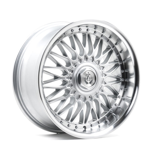 AXE EX10 8x18ET20 5x98 GLOSS SILVER & POLISHED