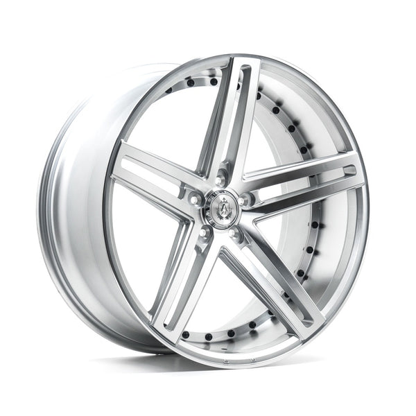 AXE EX20 9x22ET35 5x114.3 GLOSS SILVER & POLISHED