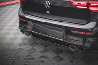 Central Rear Splitter for Volkswagen Golf R Mk8