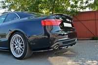 CENTRAL REAR SPLITTER AUDI A5 S-LINE (with a vertical bar)