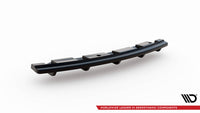 CENTRAL REAR SPLITTER for BMW 5 F11 M-PACK (fits two single exhaust ends) Maxton Design