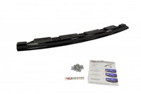 CENTRAL REAR SPLITTER for BMW 5 F11 M-PACK - without vertical bars (fits two double exhaust ends) Maxton Design