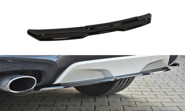 CENTRAL REAR SPLITTER for BMW X4 M-PACK (without a vertical bar) Maxton Design