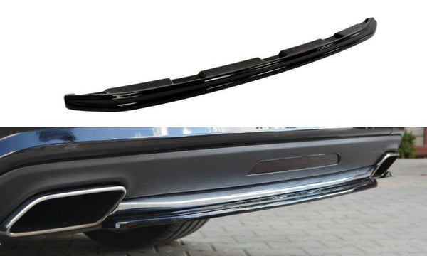 CENTRAL REAR SPLITTER MERCEDES CLS C218 (without a vertical bar) AMG LINE Maxton Design