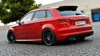 Rear Side Splitters Audi S3 / A3 S-Line 8V Hatchback / Sportback Maxton Design