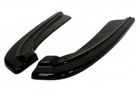 REAR SIDE SPLITTERS for BMW 5 F11 M-PACK (fits two double exhaust ends) Maxton Design