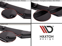 REAR SIDE SPLITTERS for BMW 5 F11 M-PACK (fits two double exhaust ends) Maxton Design