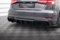 Rear Valance Audi A3 S-Line Sportback 8V Facelift (Version with single exhausts on both sides)