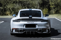 Porsche 911 992 Carrera/Targa Sport Design Bumper WP Style Dry Carbon Fiber Rear Lip Diffuser DarwinPro