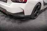 Rear Side Splitters V.2 BMW 2 Coupe M-Pack G42 Maxton Design