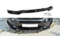 FRONT SPLITTER V.1 BMW X5 F15 M-PACK Maxton Design Gloss Black