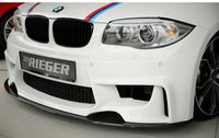 BMW 1er Carbon-Sword Lip uniquement pour Rieger avant 