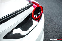 Darwinpro 2015–2019 Ferrari 488 GTB/Spyder Dry Carbon Fiber Rücklicht-Satellitenabdeckungen