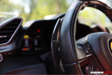 Darwinpro 2015-2019 Ferrari 488 GTB/Spyder Palettes de changement de vitesse en fibre de carbone sèche