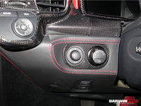 Darwinpro 2010-2015 Ferrari 458 Coupé/Spyder/Speciale Couvercle d'interrupteur en fibre de carbone sec