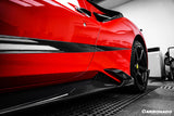 Carbonado 2015-2019 Ferrari 488 GTB/Spyder MSY Style Carbon Fiber Side Air Intake Flaps Darwin Pro
