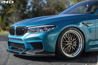BMW M5 F90 D-Style Carbon Fiber Front Bumper Lip Spoiler