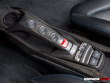 Darwinpro 2015-2019 Ferrari 488 GTB/Spyder Support de pont en fibre de carbone sec et panneau de commutateurs Windows