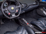 Darwinpro 2015-2019 Ferrari 488 GTB/Spyder Support de pont en fibre de carbone sec et panneau de commutateurs Windows