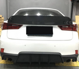 Lexus IS F Carbon Fiber Rear Trunk Spoiler Boot Wing Lip