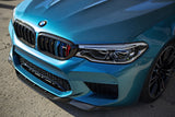 Becquet de lèvre de pare-chocs avant en fibre de carbone de style R pour BMW M5 F90