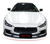 Maserati Ghibli Carbon Fiber Front Lip A-Style