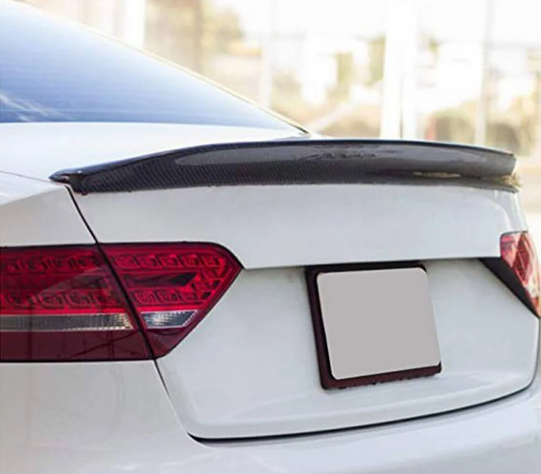 Audi S5 Coupé Lèvre d'aile de coffre arrière en fibre de carbone