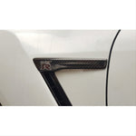 Nissan R35 GTR MY15+ KR Carbon Front Fender Logo Emblem Abdeckungen