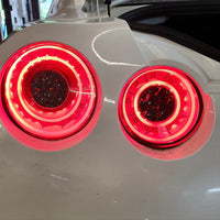 Nissan R35 GTR KR Voll-LED-Rückleuchten im 2015er-Stil, rauchschwarz