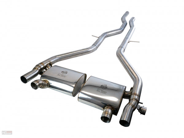 EGO-X 2,75" catback exhaust for BMW M3 F80/ M4 F82
