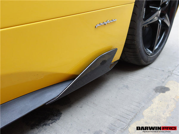 Darwinpro 2010-2015 Ferrari 458 Coupe/Spyder Speciale Style Carbon Fiber Side Skirts Canards