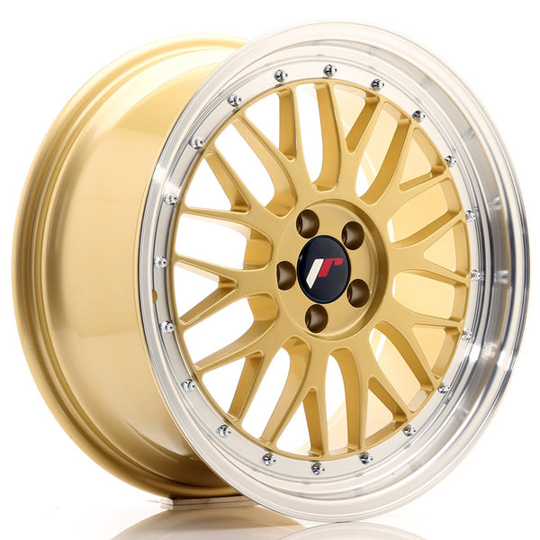 JR Wheels JR23 18x8.5 ET35 5x120 Gold w/Machined Lip