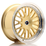 JR Wheels JR10 19x9.5 ET20-35 Blank Gold w/Machined Lip