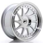 JR Wheels JR26 18x8.5 ET20-40 BLANK Silver Machined Face