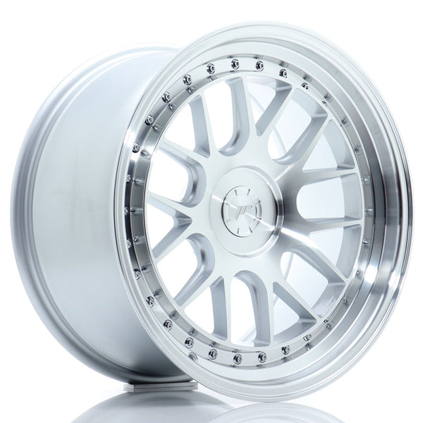 JR Wheels JR40 18x9.5 ET15-35 5H BLANK Silver Machined Face
